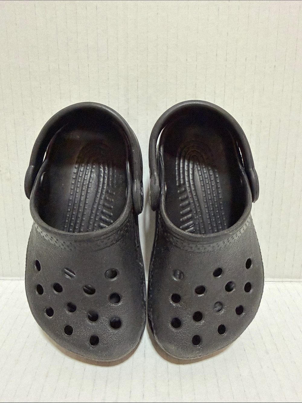 Crocs Classic Black Clogs Sandals - Toddler Size 5